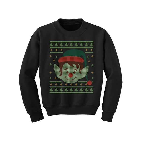 Awkward Styles Christmas Sweater for Boys Girls Kids Youth Xmas Elf Sweatshirt