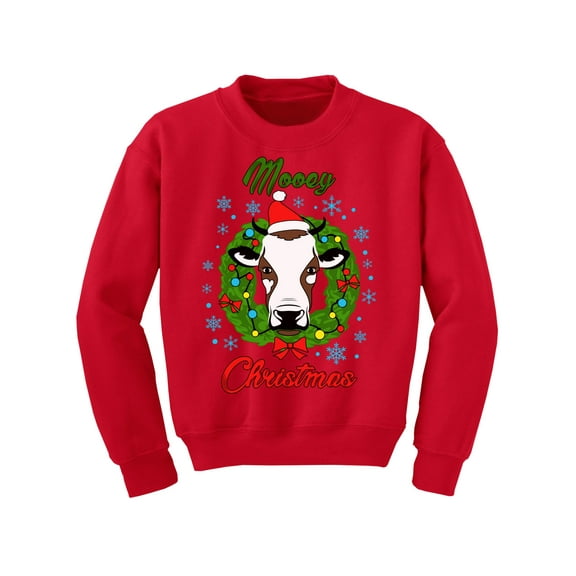 Awkward Styles Christmas Sweater for Boys Girls Kids Youth Xmas Mooey Sweatshirt