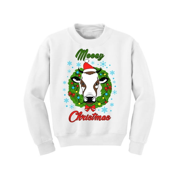 Awkward Styles Christmas Sweater for Boys Girls Kids Youth Xmas Mooey Sweatshirt