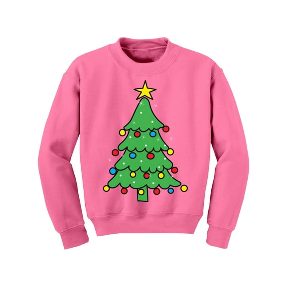 Awkward Styles Christmas Sweater for Boys Girls Kids Youth Xmas Tree Green Sweatshirt