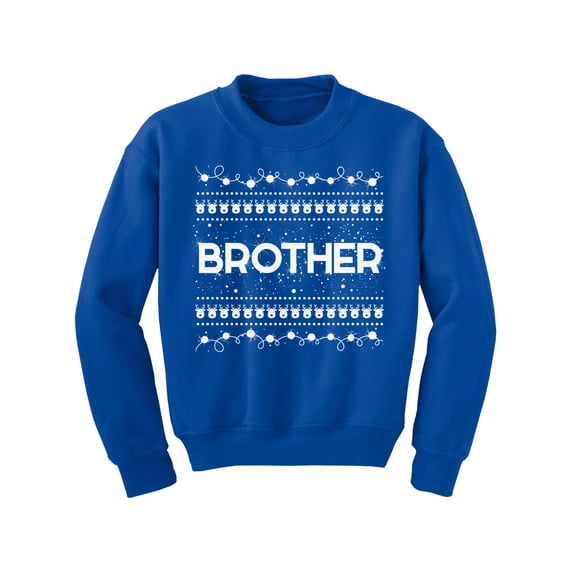 Awkward Styles Christmas Sweater for Boys Kids Youth Brother Xmas Pattern Sweatshirt