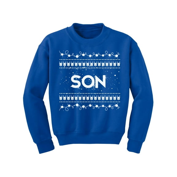 Awkward Styles Christmas Sweater for Boys Kids Youth Son Christmas Pattern Sweatshirt