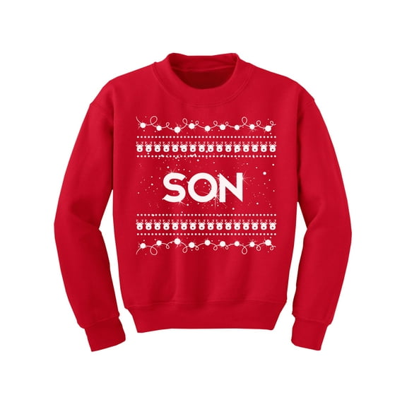 Awkward Styles Christmas Sweater for Boys Kids Youth Son Christmas Pattern Sweatshirt