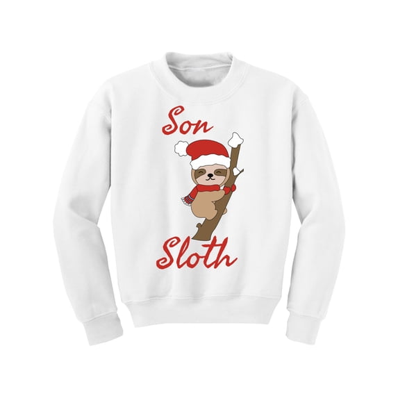Awkward Styles Christmas Sweater for Boys Kids Youth Xmas Son Sloth Sweatshirt