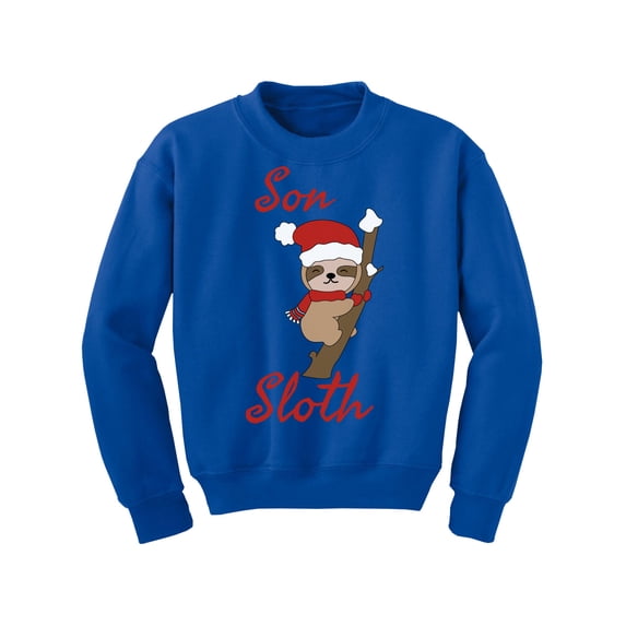 Awkward Styles Christmas Sweater for Boys Kids Youth Xmas Son Sloth Sweatshirt
