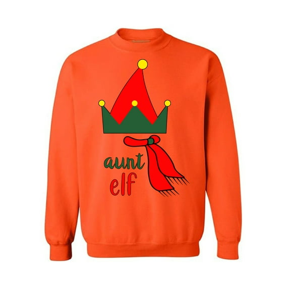 Awkward Styles Christmas Sweatshirt Xmas Elf Aunt Sweater