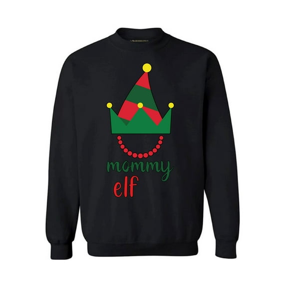 Awkward Styles Christmas Sweatshirt Xmas Elf Mommy Sweater