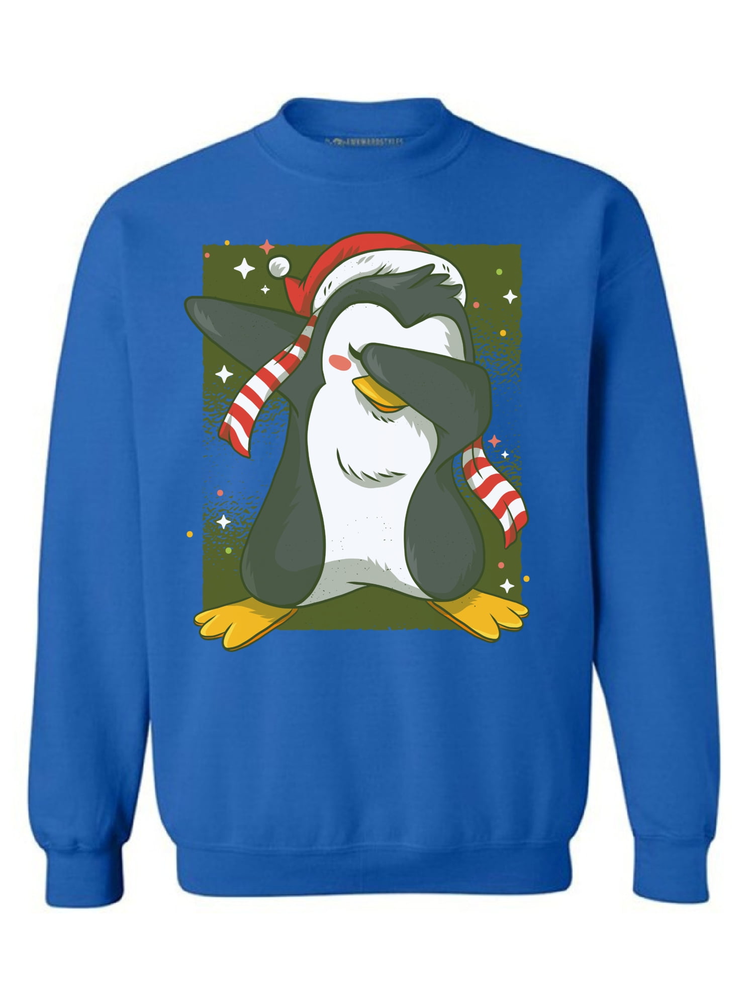 Penguin christmas top sweater walmart