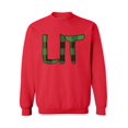thumbnail image 1 of Awkward Styles Christmas Sweatshirt Xmas Plaid Lit Sweater, 1 of 5
