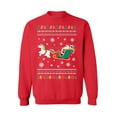 thumbnail image 1 of Awkward Styles Christmas Sweatshirt Xmas Santa Unicorn Sweater, 1 of 5