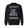 thumbnail image 1 of Awkward Styles Christmas Sweatshirt Xmas Still Single Sweater, 1 of 5