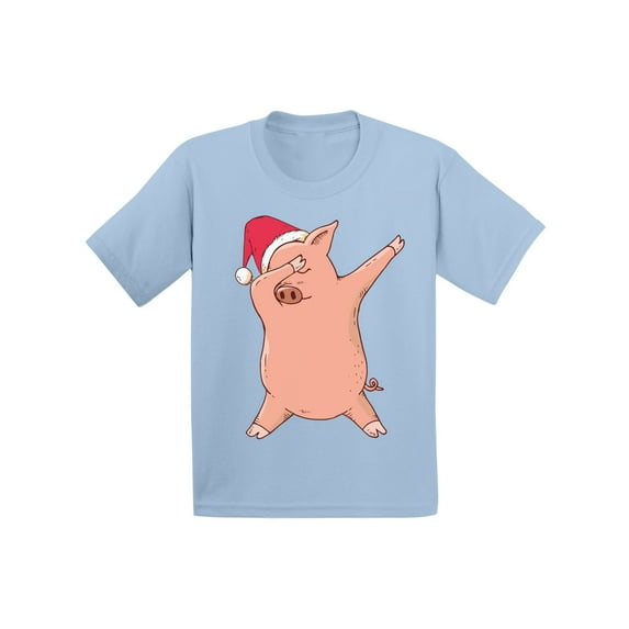 Awkward Styles Christmas T-Shirt for Baby Boys Girls Xmas Pig Dance Baby Shirt