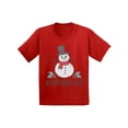 thumbnail image 1 of Awkward Styles Christmas T-Shirt for Baby Boys Girls Xmas Snowman Baby Shirt, 1 of 4