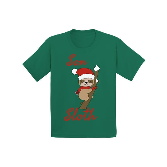 Awkward Styles Ugly Christmas T-Shirt for Baby Boys Xmas Son Sloth Baby Shirt