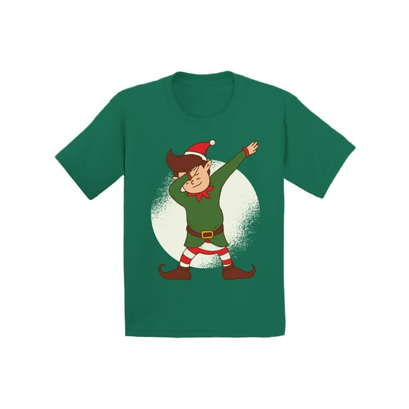 Awkward Styles Ugly Christmas T-Shirt for Baby Girls Boys Dabbing Xmas Elf Baby Shirt