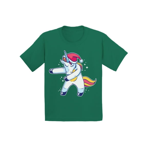 Awkward Styles Ugly Christmas T-Shirt for Baby Girls Boys Xmas Dancing Unicorn Baby Shirt