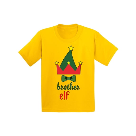 Awkward Styles Ugly Christmas T-Shirt for Boys Brother Xmas Elf Kids T Shirts