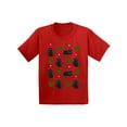 thumbnail image 1 of Awkward Styles Christmas T-Shirt for Boys Girls Cat Xmas Pattern Kids T Shirts, 1 of 4