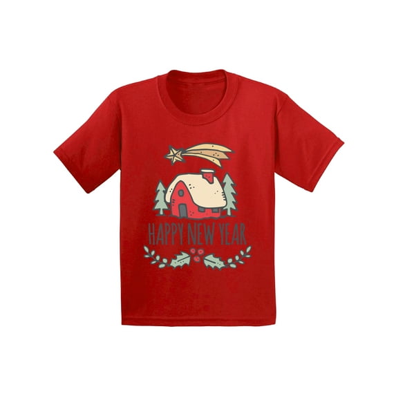 Awkward Styles Christmas T-Shirt for Boys Girls Happy New Year Merry Xmas Kids T Shirts