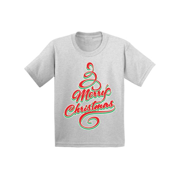 Awkward Styles Ugly Christmas T-Shirt for Boys Girls Merry Xmas Tree Toddler Shirt