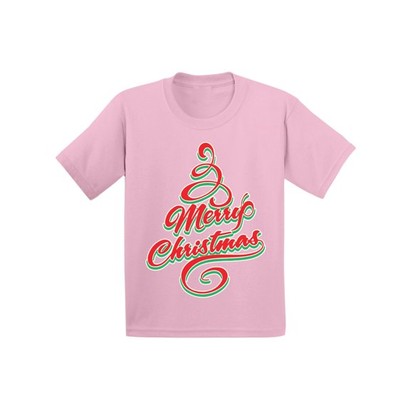 Awkward Styles Ugly Christmas T-Shirt for Boys Girls Merry Xmas Tree Toddler Shirt