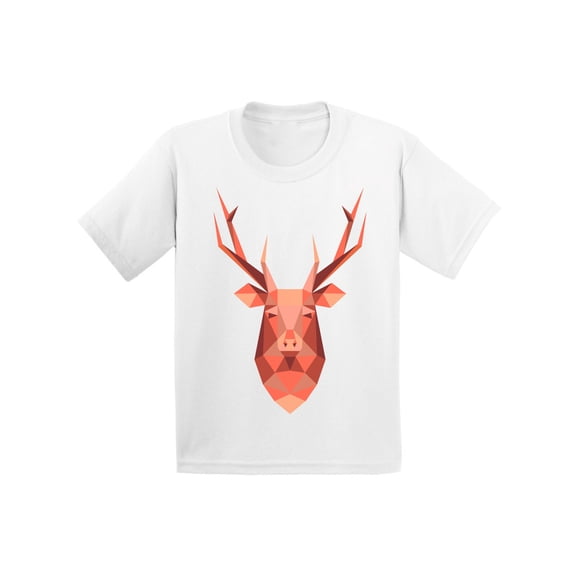 Awkward Styles Christmas T-Shirt for Boys Girls Pink Xmas Deer Kids T Shirts