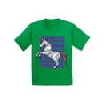 thumbnail image 1 of Awkward Styles Christmas T-Shirt for Boys Girls Purple Xmas Unicorn Kids T Shirts, 1 of 4