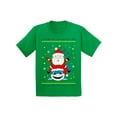 thumbnail image 1 of Awkward Styles Christmas T-Shirt for Boys Girls Santa Xmas Shark Kids T Shirts, 1 of 4