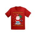 thumbnail image 1 of Awkward Styles Christmas T-Shirt for Boys Girls Santa Xmas Shark Toddler Shirt, 1 of 4