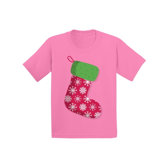 Awkward Styles Christmas T-Shirt for Boys Girls Stocking Snowflake Xmas Kids T Shirts