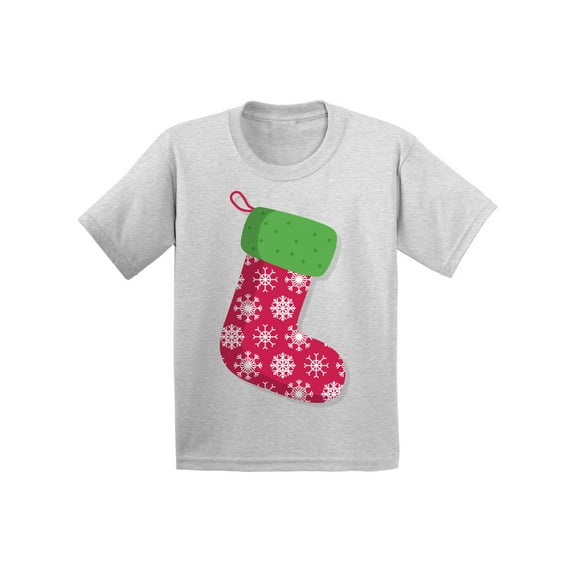 Awkward Styles Christmas T-Shirt for Boys Girls Stocking Snowflake Xmas Kids T Shirts