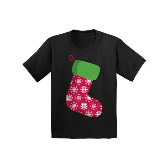 Awkward Styles Christmas T-Shirt for Boys Girls Stocking Snowflake Xmas Toddler Shirt