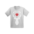 thumbnail image 1 of Awkward Styles Christmas T-Shirt for Boys Girls White Deer Xmas Heart Kids T Shirts, 1 of 4