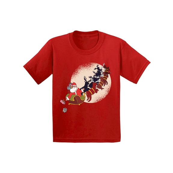 Awkward Styles Christmas T-Shirt for Boys Girls Xmas Gifts Santa Kids T Shirts