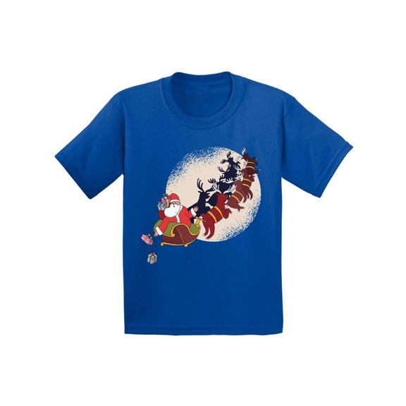 Awkward Styles Christmas T-Shirt for Boys Girls Xmas Gifts Santa Kids T Shirts