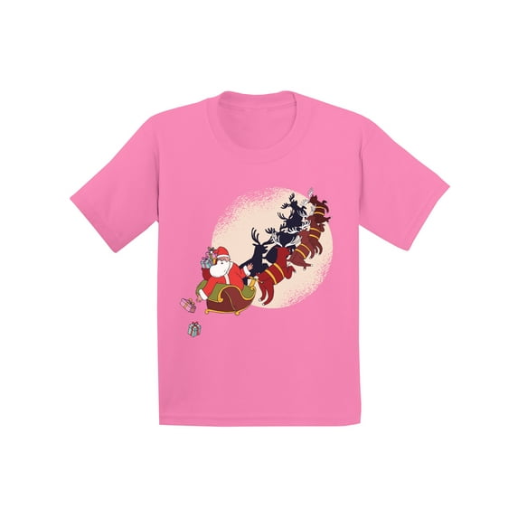 Awkward Styles Christmas T-Shirt for Boys Girls Xmas Gifts Santa Kids T Shirts