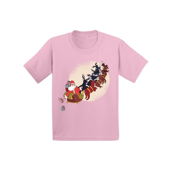 Awkward Styles Christmas T-Shirt for Boys Girls Xmas Gifts Santa Toddler Shirt
