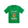 thumbnail image 1 of Awkward Styles Christmas T-Shirt for Boys Girls Xmas Gingerbread Man Kids T Shirts, 1 of 4