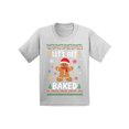 thumbnail image 1 of Awkward Styles Christmas T-Shirt for Boys Girls Xmas Gingerbread Man Kids T Shirts, 1 of 4