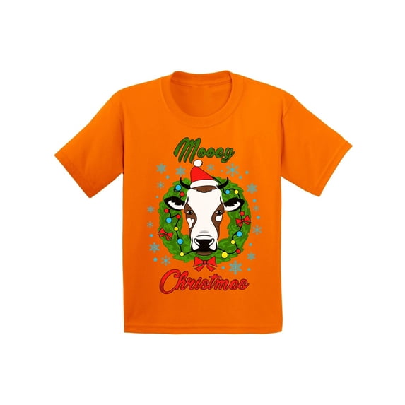 Awkward Styles Christmas T-Shirt for Boys Girls Xmas Mooey Kids T Shirts