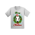 thumbnail image 1 of Awkward Styles Christmas T-Shirt for Boys Girls Xmas Mooey Toddler Shirt, 1 of 4