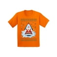 thumbnail image 1 of Awkward Styles Christmas T-Shirt for Boys Girls Xmas Santa in Shark Kids T Shirts, 1 of 4