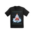 thumbnail image 1 of Awkward Styles Christmas T-Shirt for Boys Girls Xmas Santa in Shark Kids T Shirts, 1 of 4