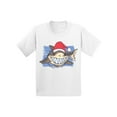 thumbnail image 1 of Awkward Styles Christmas T-Shirt for Boys Girls Xmas Shark Kids T Shirts, 1 of 4