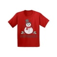 thumbnail image 1 of Awkward Styles Christmas T-Shirt for Boys Girls Xmas Snowman Kids T Shirts, 1 of 4