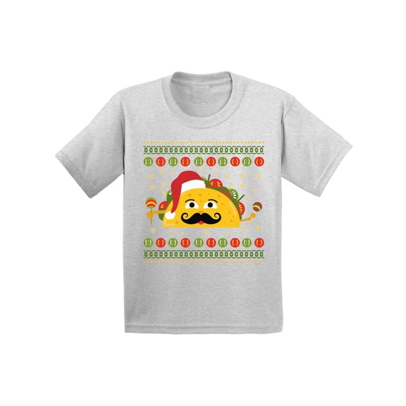 Awkward Styles Ugly Christmas T-Shirt for Boys Girls Xmas Taco Kids T Shirts