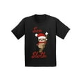 thumbnail image 1 of Awkward Styles Christmas T-Shirt for Boys Xmas Son Sloth Kids T Shirts, 1 of 4
