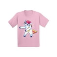thumbnail image 1 of Awkward Styles Christmas T-Shirt for Girls Boys Xmas Dancing Unicorn Toddler Shirt, 1 of 4