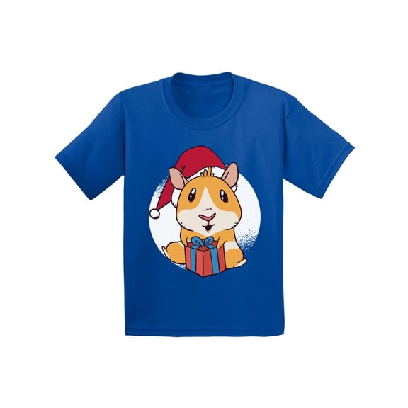 Awkward Styles Christmas T-Shirt for Girls Boys Xmas Guinea Pig Kids T Shirts