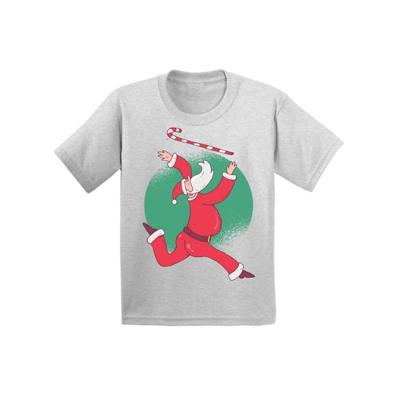 Awkward Styles Christmas T-Shirt for Girls Boys Xmas Santa is Coming Kids T Shirts